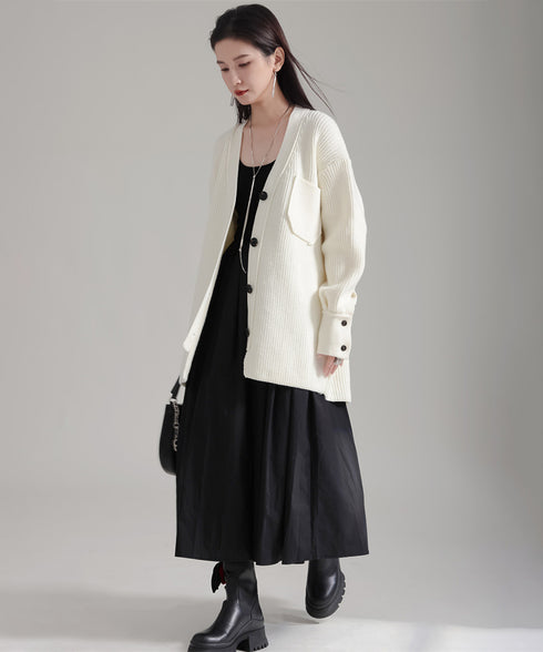 Rib Knit Cardigan